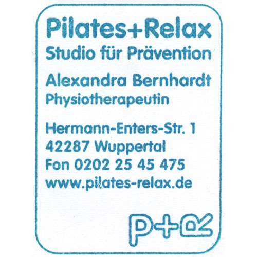 Pilates + Relax Stempel